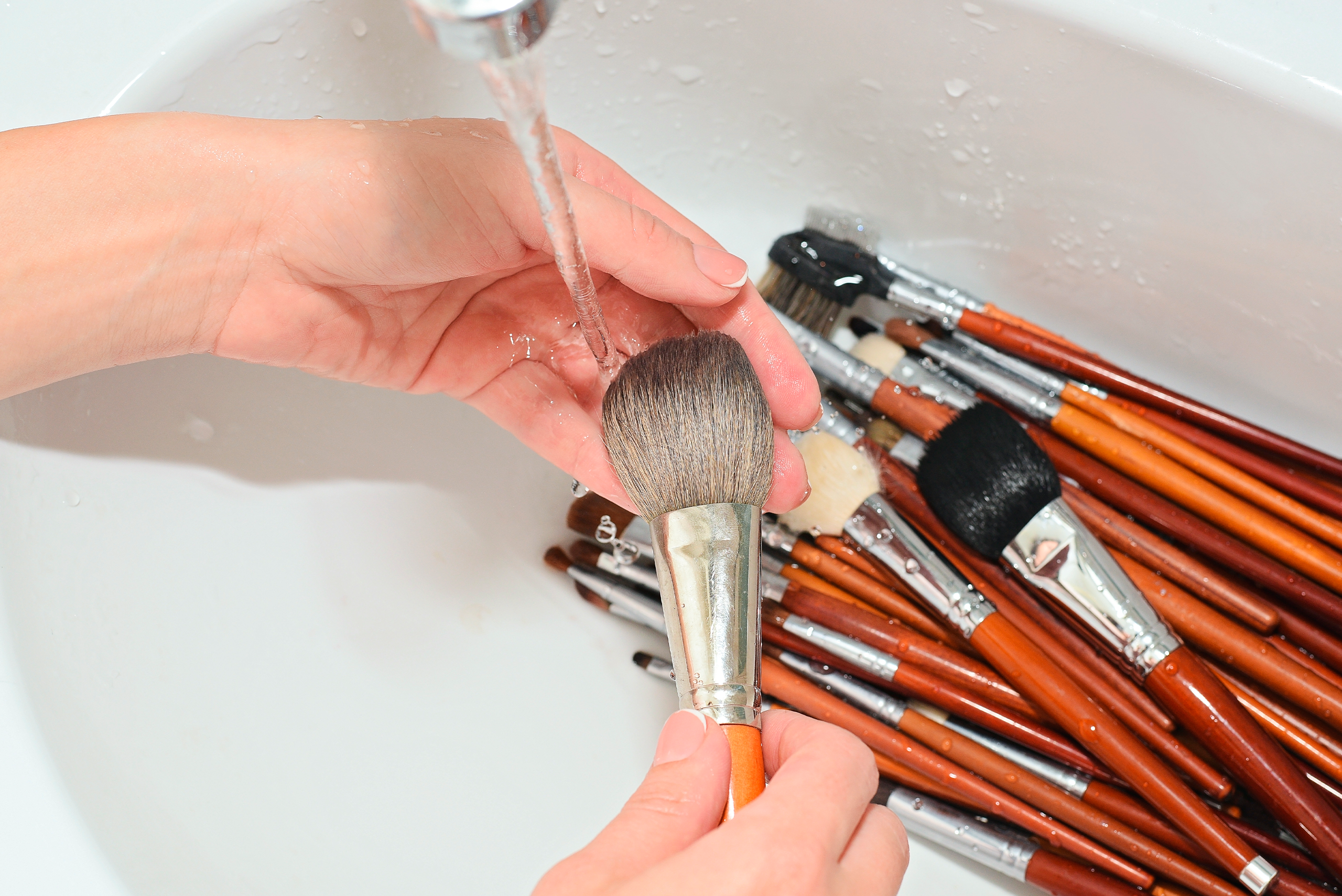 Learn how to clean your paint brush without damaging the bristles.
