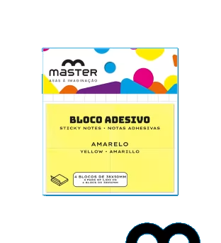Bloco Adesivo 2 Sem Fundo - Master